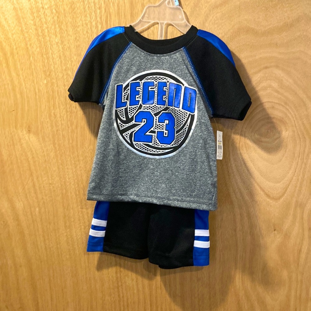 NWT shorts and tee set by Mad Game - 12mth